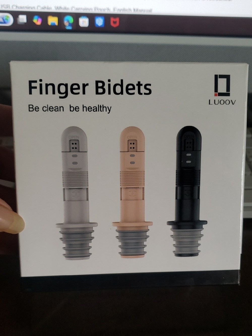 Bidet Set Of 3 Finger Bidets Personal Hygiene Travel Camping New